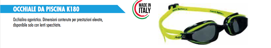 OCCHIALE DA NUOTO KAYENNE K180 con lenti specchiate